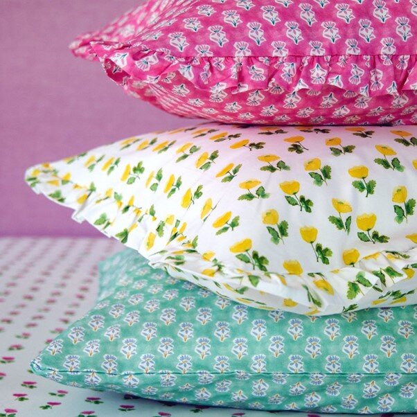 Pile of cushions