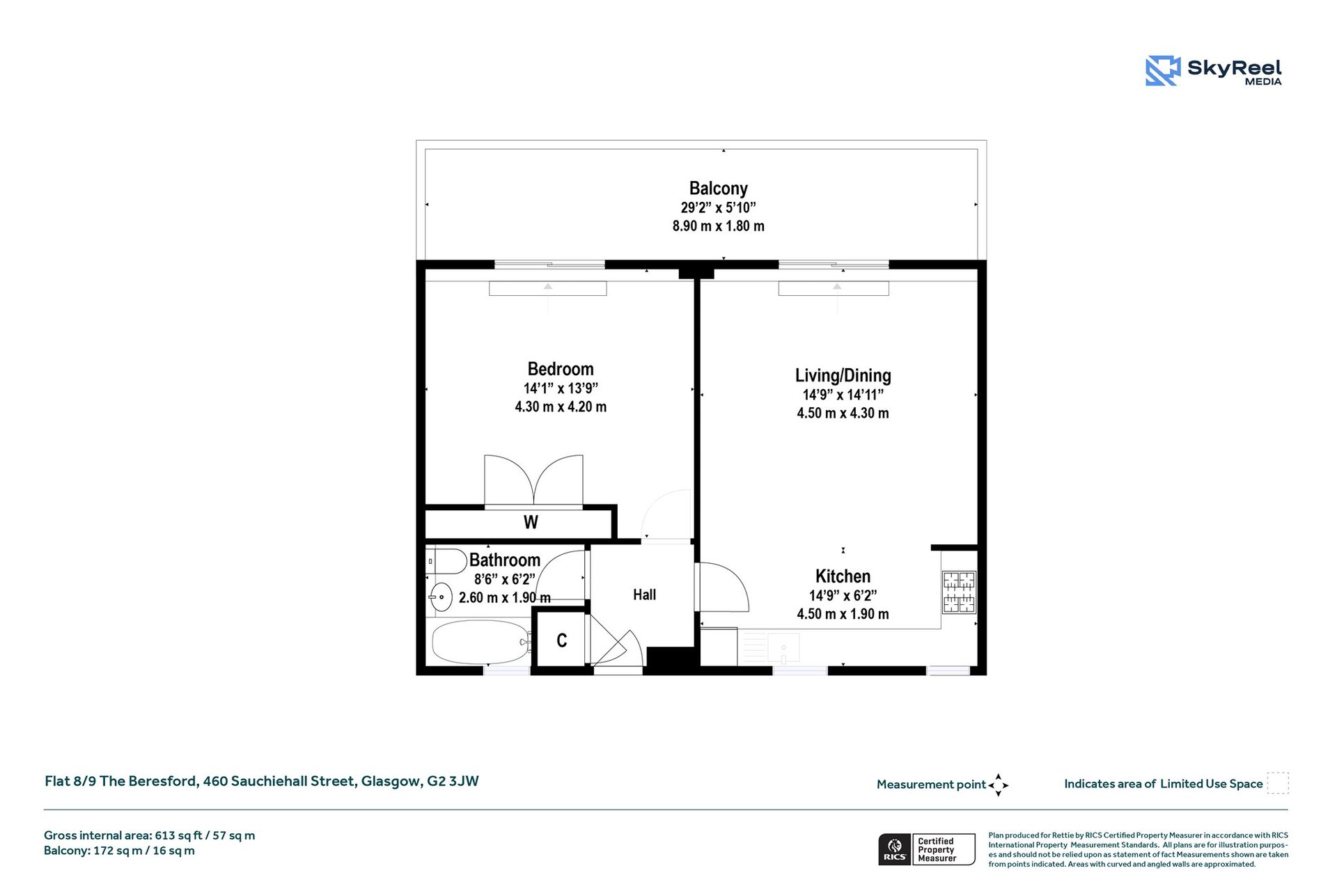 Flat 8/9 The Beresford, 460 Sauchiehall Street, Charing Cross, Glasgow City, G2 3JW - Picture #39