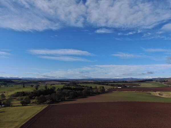 Views to the west of Crieff