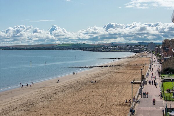 Photo of the beach at Portobello