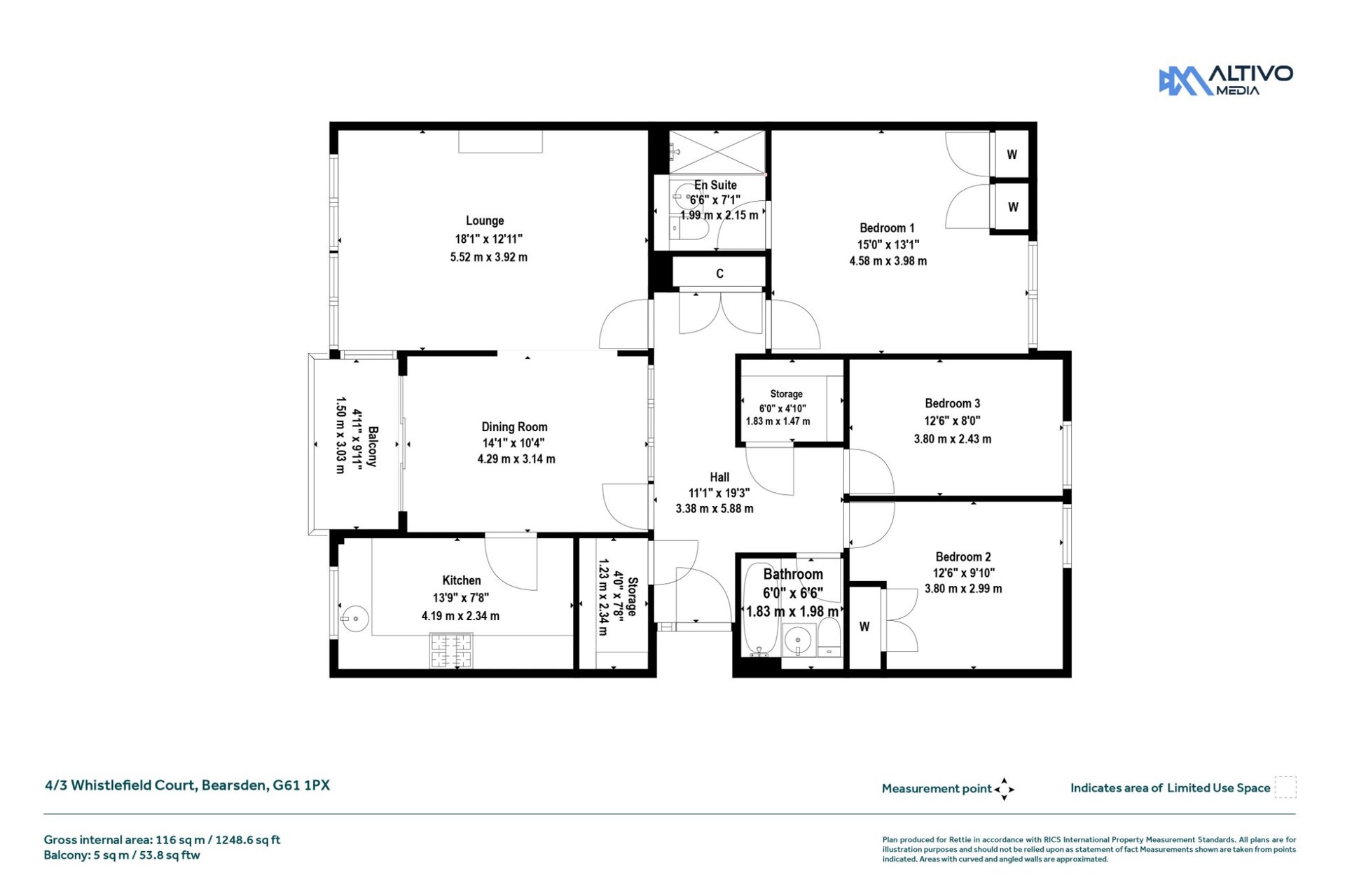 Flat 4/3 Whistlefield Court, Bearsden, G61 1PX - Picture #40