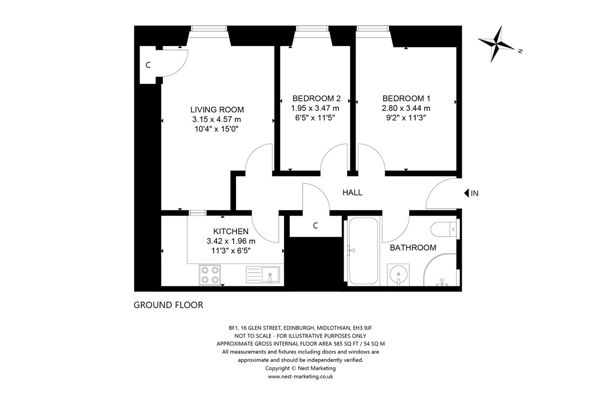 Bf1, 16 Glen Street, Edinburgh, Midlothian, EH3 9JF - Picture #19