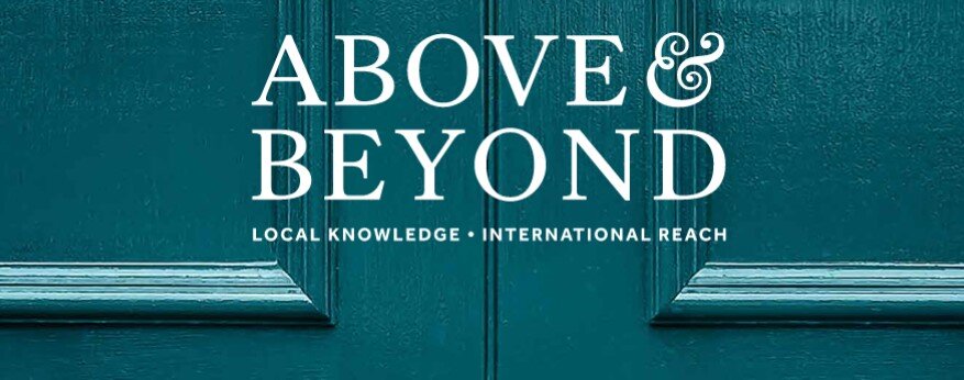 front cover image of the Above and Beyond brochure