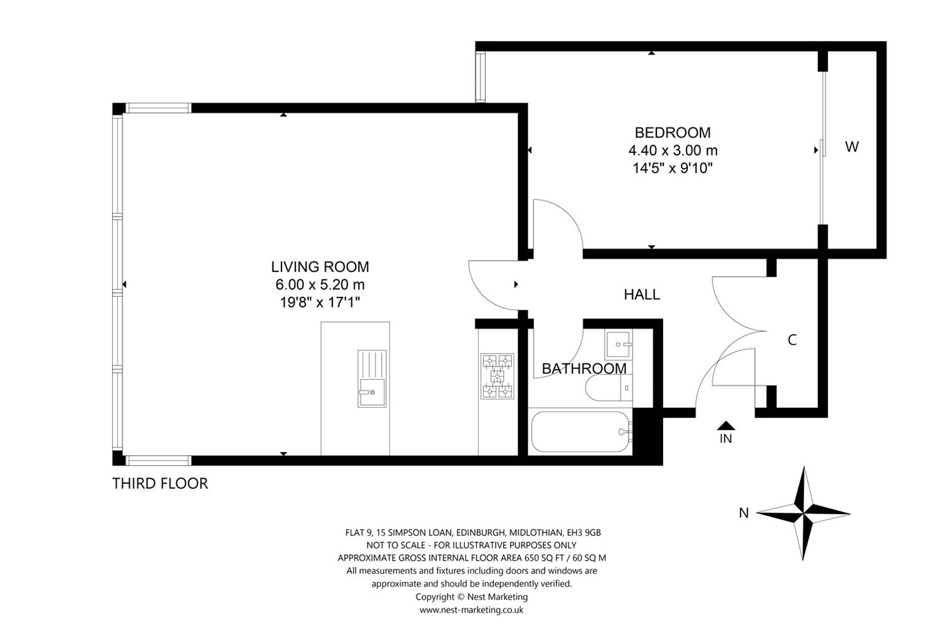 Flat 9, 15 Simpson Loan, Edinburgh, Midlothian, EH3 9GB - Picture #18