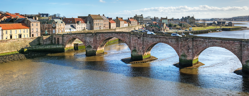 Bridge going into Berwick upon Tweed