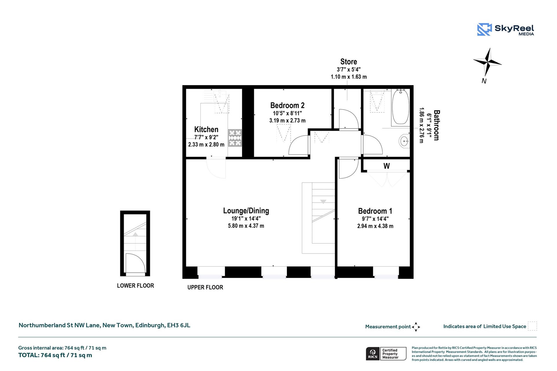 8 Northumberland St NW Lane, New Town, Edinburgh, EH3 6JL - Picture #14
