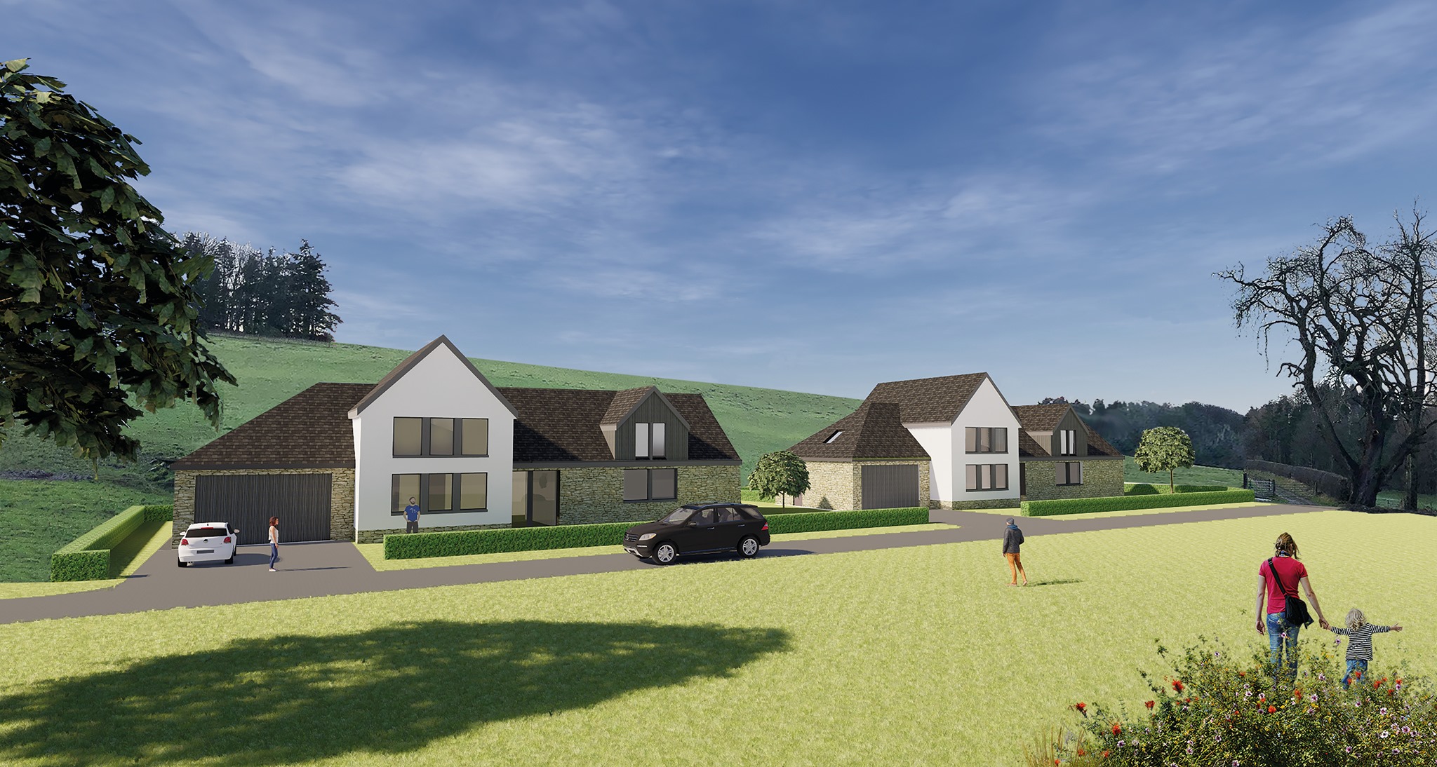 CGI of new build home