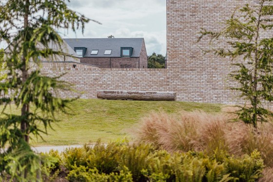 Informal, natural play set into the landscape at St Andrews West.