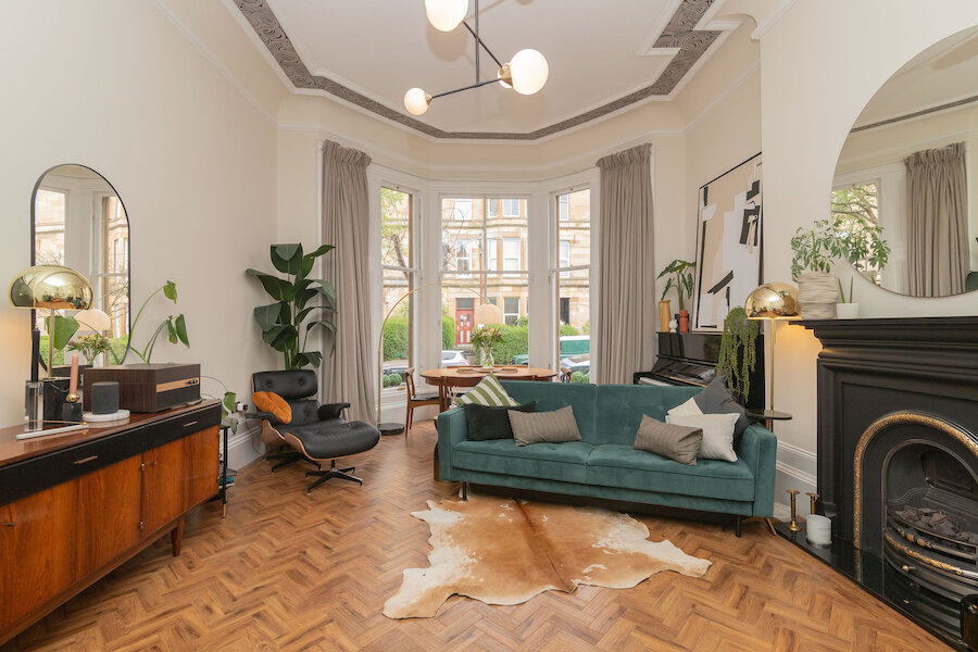 the living room in cecil street