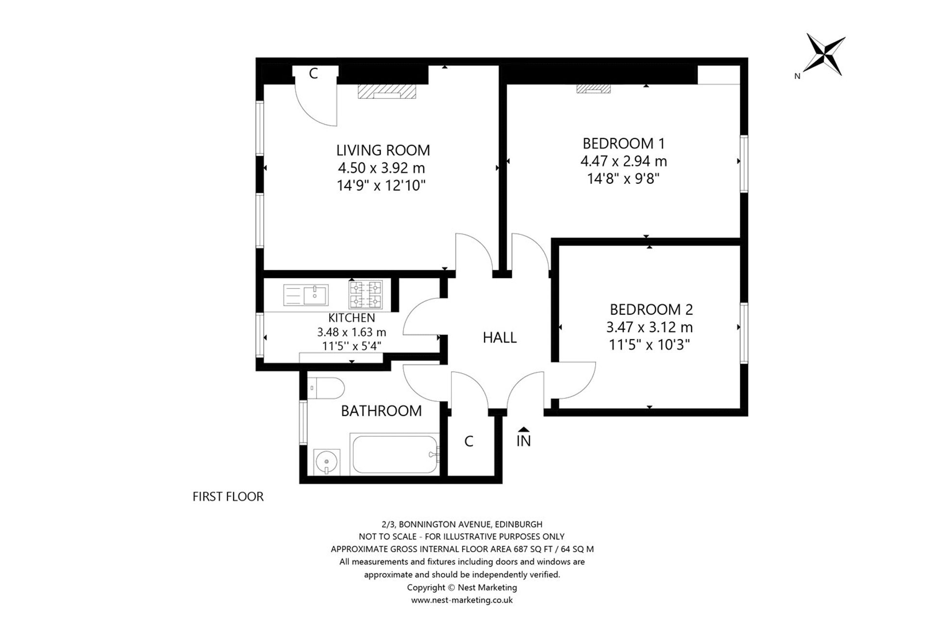 2/3 Bonnington Avenue, Edinburgh, EH6 5QH - Picture #19