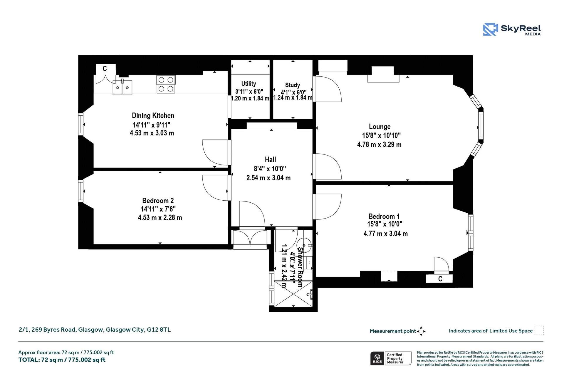 2/1, 269 Byres Road, Hillhead, Glasgow, G12 8TL - Picture #31