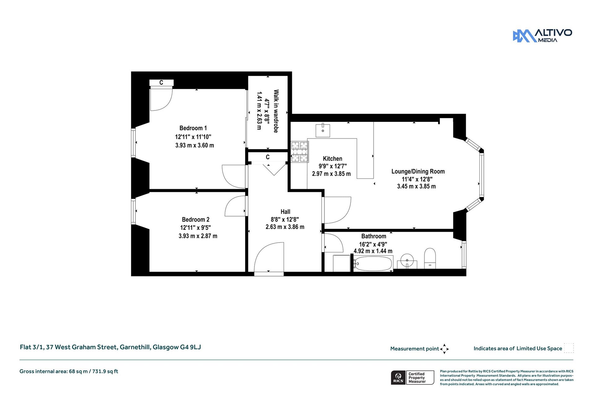 Flat 3/1, 37 West Graham Street, Garnethill, Glasgow City, G4 9LJ - Picture #20