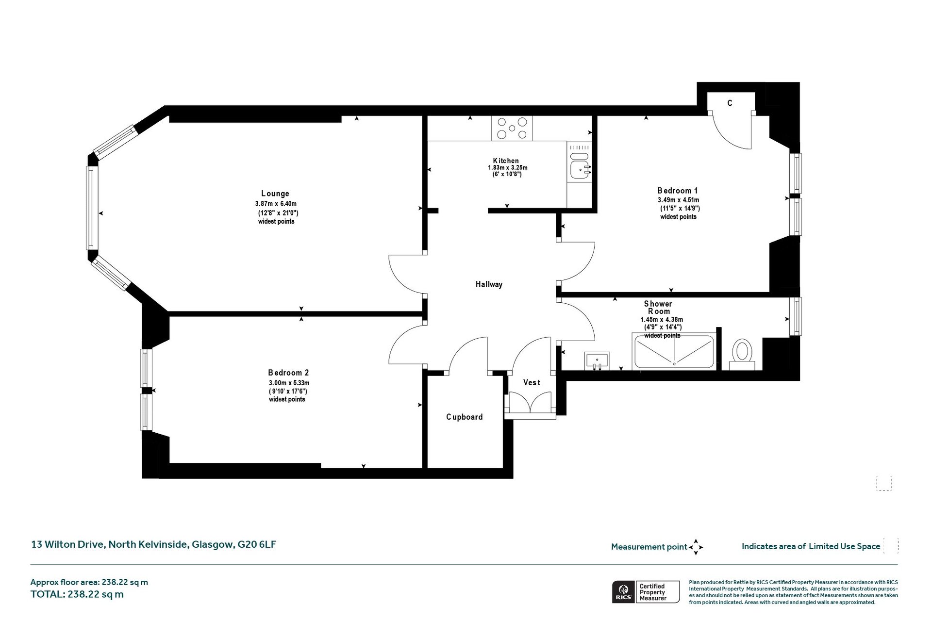 3/2, 13 Wilton Drive, North Kelvinside, Glasgow, G20 6RW - Picture #23