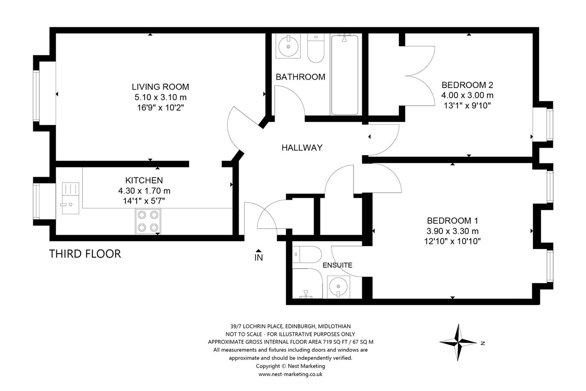 39/7 Lochrin Place, Edinburgh, Midlothian, EH3 9RB - Picture #15